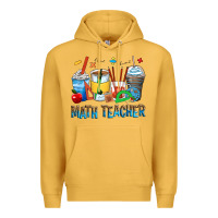 Mustard math teacher coffee cups Premium Hoodie - Zillion Design Studio