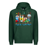 Sports Green math teacher coffee cups Premium Hoodie - Zillion Design Studio