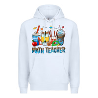 White math teacher coffee cups Premium Hoodie - Zillion Design Studio