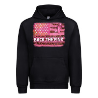 Black Back The Pink American Flag Urban Hoodie - texasbilliewilder