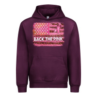 Mauve Wine Back The Pink American Flag Urban Hoodie - texasbilliewilder