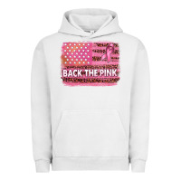 Pigment Lunar Rock Back The Pink American Flag Urban Hoodie - texasbilliewilder