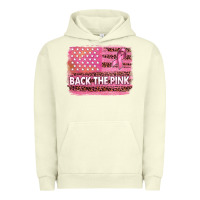 Pigment Pistachio Back The Pink American Flag Urban Hoodie - texasbilliewilder