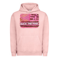 Pigment Salmon Back The Pink American Flag Urban Hoodie - texasbilliewilder