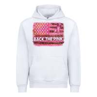 White Back The Pink American Flag Urban Hoodie - texasbilliewilder