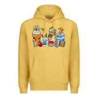 Antique Gold art teacher coffee cups Premium Hoodie - Zillion Design Studio
