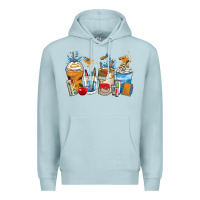 Blue Mist art teacher coffee cups Premium Hoodie - Zillion Design Studio