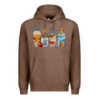 Chestnut art teacher coffee cups Premium Hoodie - Zillion Design Studio