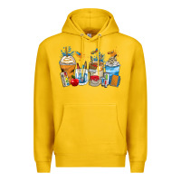Lemon art teacher coffee cups Premium Hoodie - Zillion Design Studio