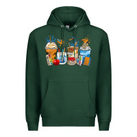 Sports Green art teacher coffee cups Premium Hoodie - Zillion Design Studio