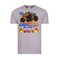 Vintage Zinc all american boy monster truck Vintage Tee - Artiststas