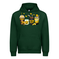 Forest Green ice hockey coffee cups Urban Hoodie - Zillion Design Studio