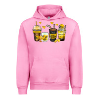 Fuchsia Pink ice hockey coffee cups Urban Hoodie - Zillion Design Studio