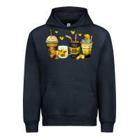 Navy ice hockey coffee cups Urban Hoodie - Zillion Design Studio