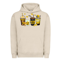 Pigment French Oak ice hockey coffee cups Urban Hoodie - Zillion Design Studio