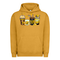 Pigment Peanut Butter ice hockey coffee cups Urban Hoodie - Zillion Design Studio