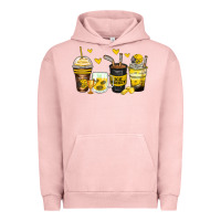 Pigment Salmon ice hockey coffee cups Urban Hoodie - Zillion Design Studio