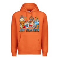 Carrot art teacher coffee cups Premium Hoodie - Zillion Design Studio