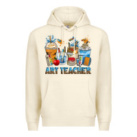 Sandshell art teacher coffee cups Premium Hoodie - Zillion Design Studio