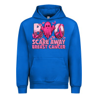 Cobalt Boo Scare Away Breast Cancer Urban Hoodie - texasbilliewilder