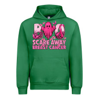 Emerald Boo Scare Away Breast Cancer Urban Hoodie - texasbilliewilder