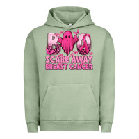 Pigment Oil Green Boo Scare Away Breast Cancer Urban Hoodie - texasbilliewilder