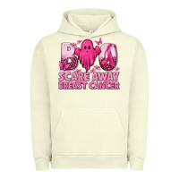 Pigment Pistachio Boo Scare Away Breast Cancer Urban Hoodie - texasbilliewilder