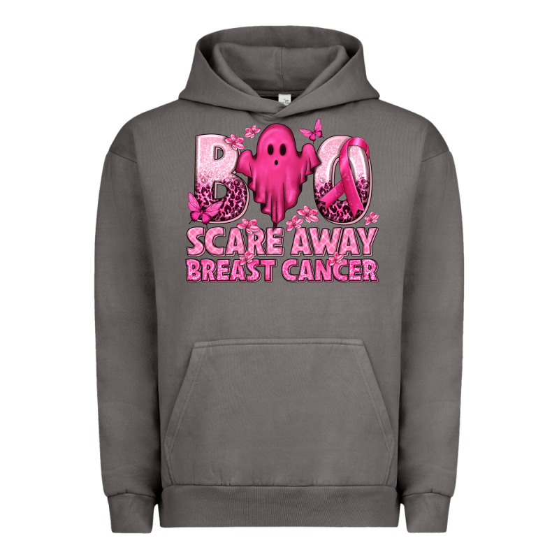 Boo Scare Away Breast Cancer Urban Hoodie by texasbilliewilder | Teevron