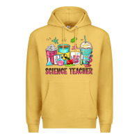 Antique Gold science teacher coffee cups Premium Hoodie - Zillion Design Studio