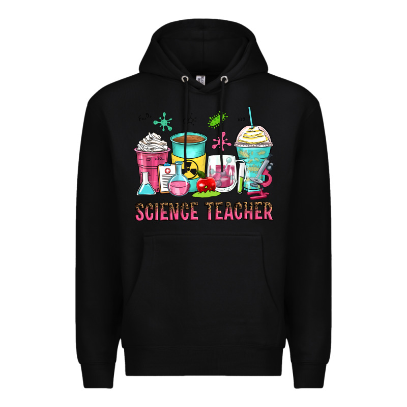 Science Teacher Coffee Cups Premium Hoodie by Zillion Design Studio | Teevron