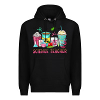 Black science teacher coffee cups Premium Hoodie - Zillion Design Studio