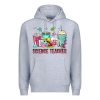 Heather Grey science teacher coffee cups Premium Hoodie - Zillion Design Studio