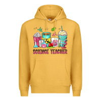 Mustard science teacher coffee cups Premium Hoodie - Zillion Design Studio
