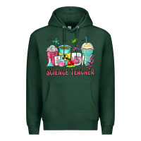 Sports Green science teacher coffee cups Premium Hoodie - Zillion Design Studio