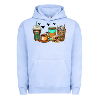 Pigment Grape Ice skeleton coffee cups Urban Hoodie - Zillion Design Studio