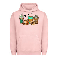 Skeleton Coffee Cups Urban Hoodie | Teevron