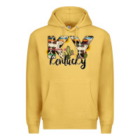 Antique Gold kentucky state cowhide serape cactus Premium Hoodie - RanaPortraitStore