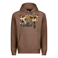Chestnut kentucky state cowhide serape cactus Premium Hoodie - RanaPortraitStore