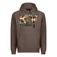 Coffee kentucky state cowhide serape cactus Premium Hoodie - RanaPortraitStore