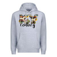 Heather Grey kentucky state cowhide serape cactus Premium Hoodie - RanaPortraitStore