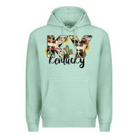 Seafoam kentucky state cowhide serape cactus Premium Hoodie - RanaPortraitStore