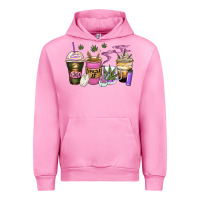 Fuchsia Pink weed coffee cups Urban Hoodie - Zillion Design Studio