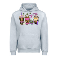 Heather Grey weed coffee cups Urban Hoodie - Zillion Design Studio