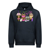 Navy weed coffee cups Urban Hoodie - Zillion Design Studio