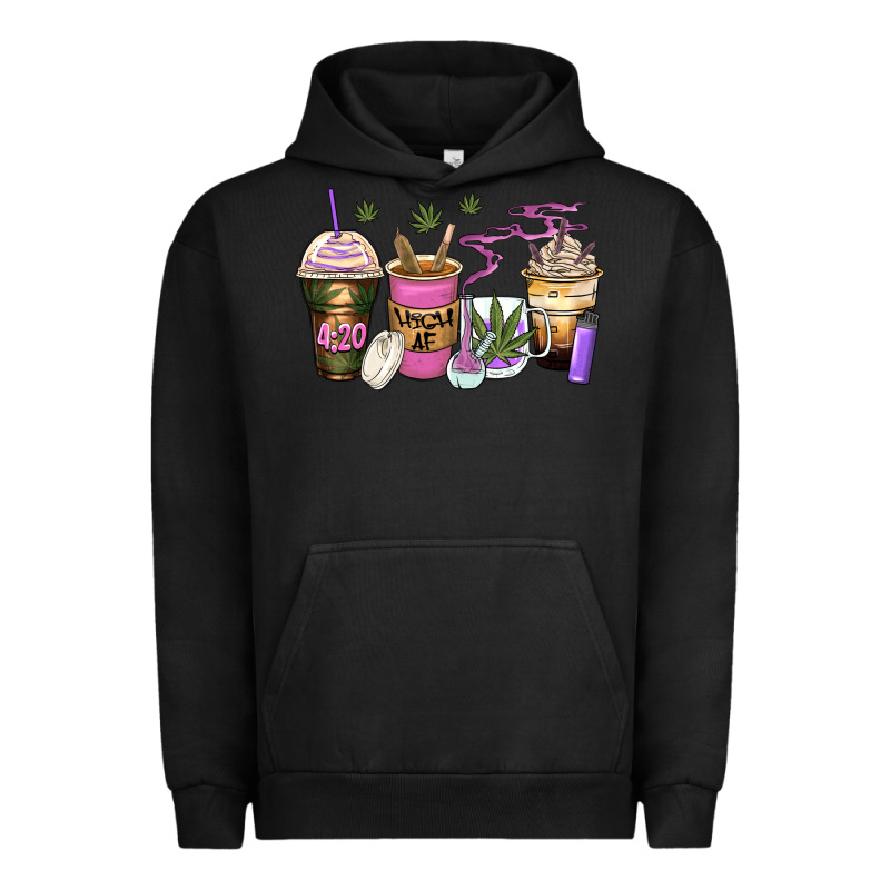 Weed Coffee Cups Urban Hoodie by Zillion Design Studio | Teevron