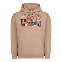 Pigment Burro weed coffee cups Urban Hoodie - Zillion Design Studio