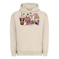 Pigment French Oak weed coffee cups Urban Hoodie - Zillion Design Studio