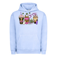 Pigment Grape Ice weed coffee cups Urban Hoodie - Zillion Design Studio