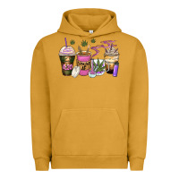 Pigment Peanut Butter weed coffee cups Urban Hoodie - Zillion Design Studio