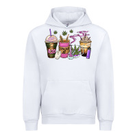 White weed coffee cups Urban Hoodie - Zillion Design Studio